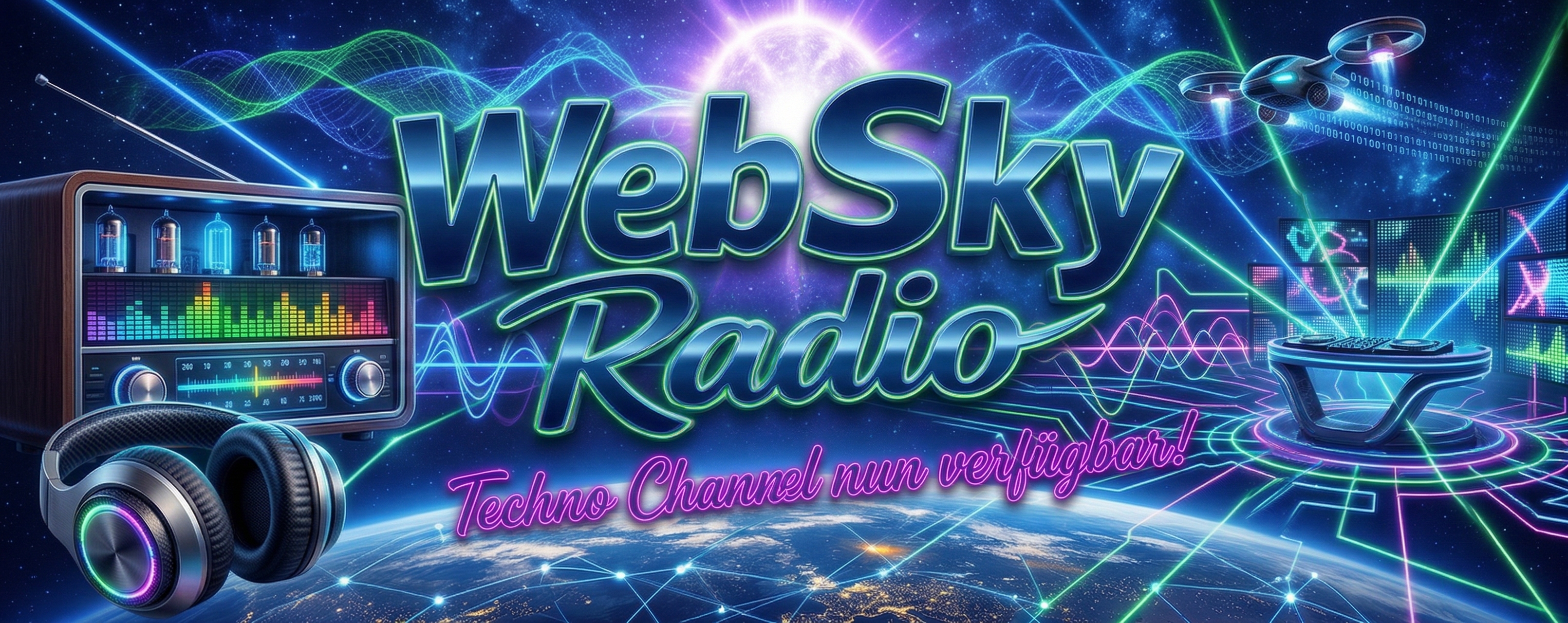 Mit Websky Radio ins Techno feeling!